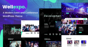 WellExpo – Ein modernes Event und Konferenz WordPress Vorlage