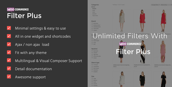 WooCommerce Filter Plus: Unbegrenzter Produktfilter