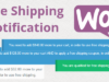 WooCommerce Kostenlose Versandbenachrichtigung