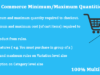 WooCommerce - Minimum / Maximum Mengen