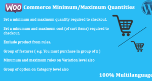 WooCommerce – Minimum / Maximum Mengen