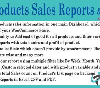 WooCommerce Product Sales Report and Exporter