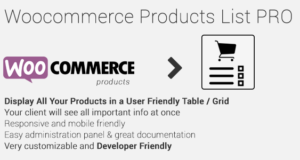 Woocommerce Produktliste Pro