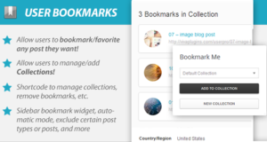 WordPress Benutzer Lesezeichen für UserPro