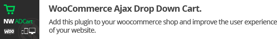WooCommerce Ajax Dropdown-Wagen