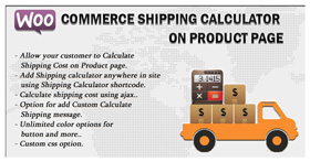 Woocommerce Shipping Calculator auf der Produktseite 