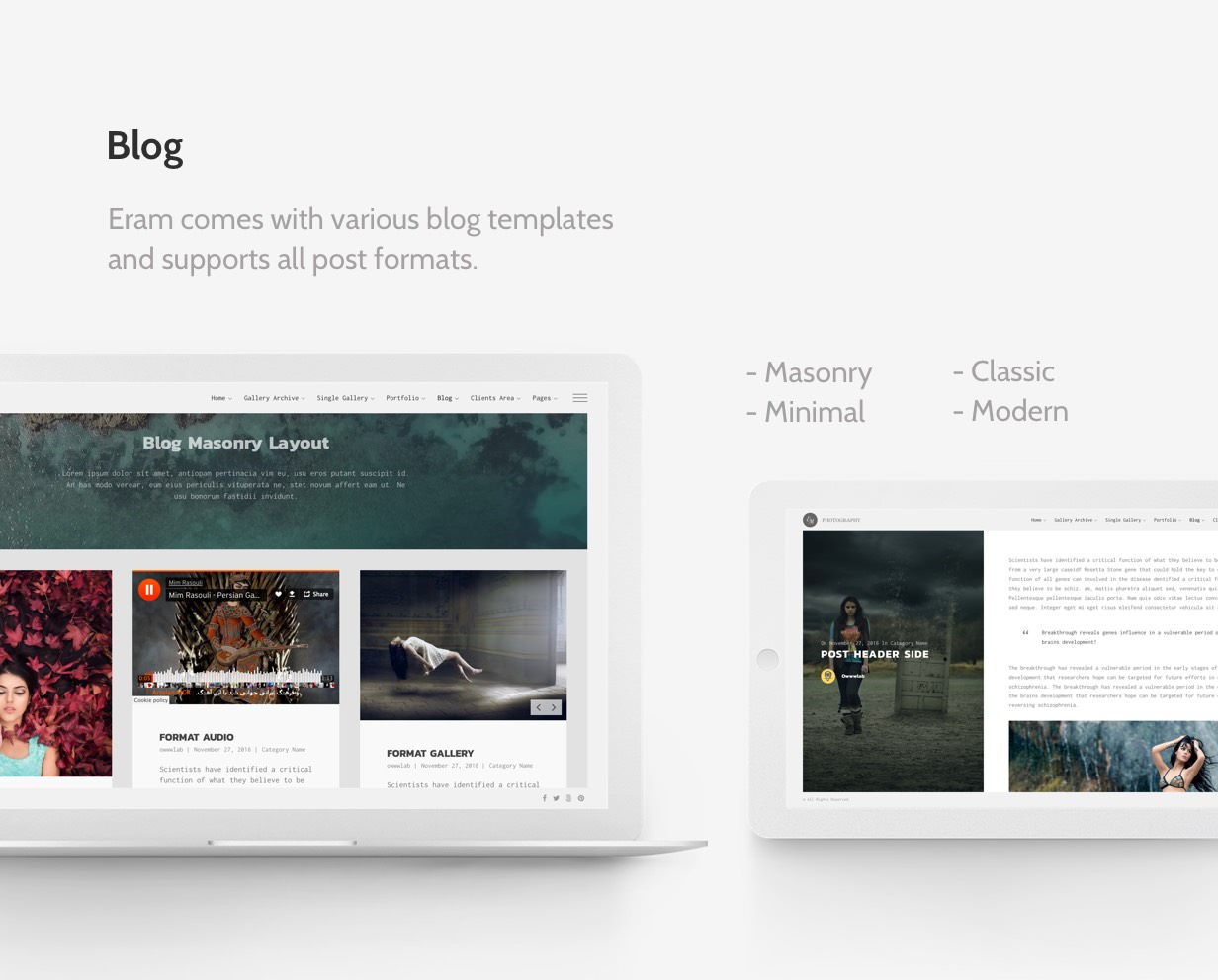 Eram WordPress Template