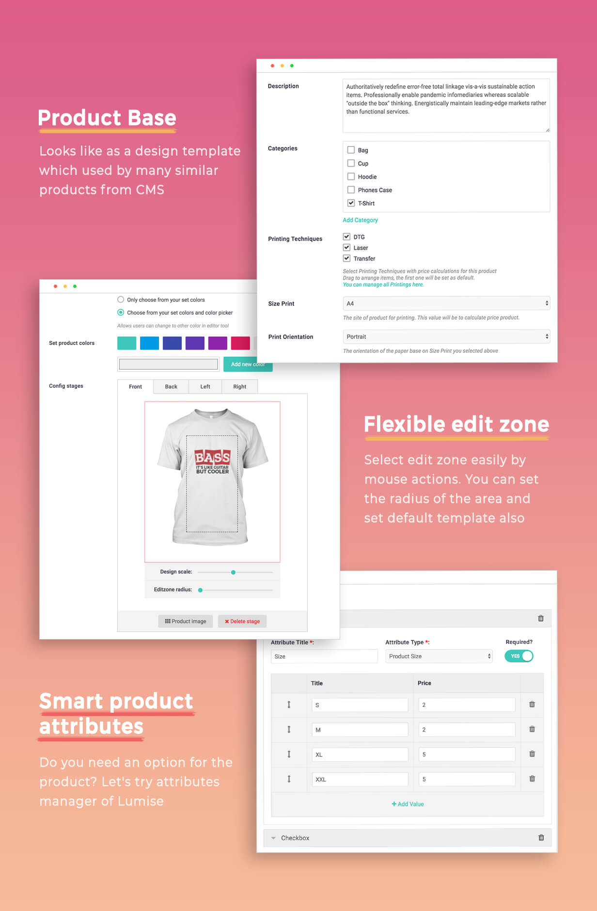 Lumise Produktdesigner | WooCommerce WordPress