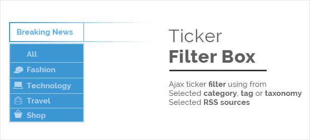 Ticker-Filterbox