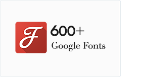 600+ Google Schriftarten