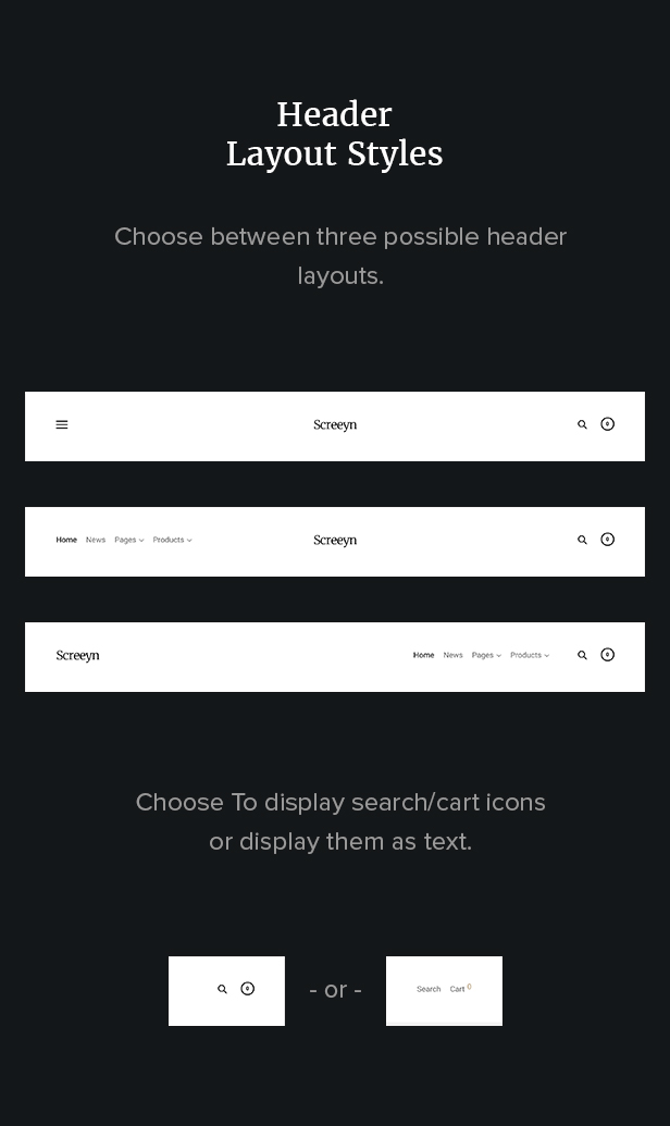 Kopfzeilen-Layouts