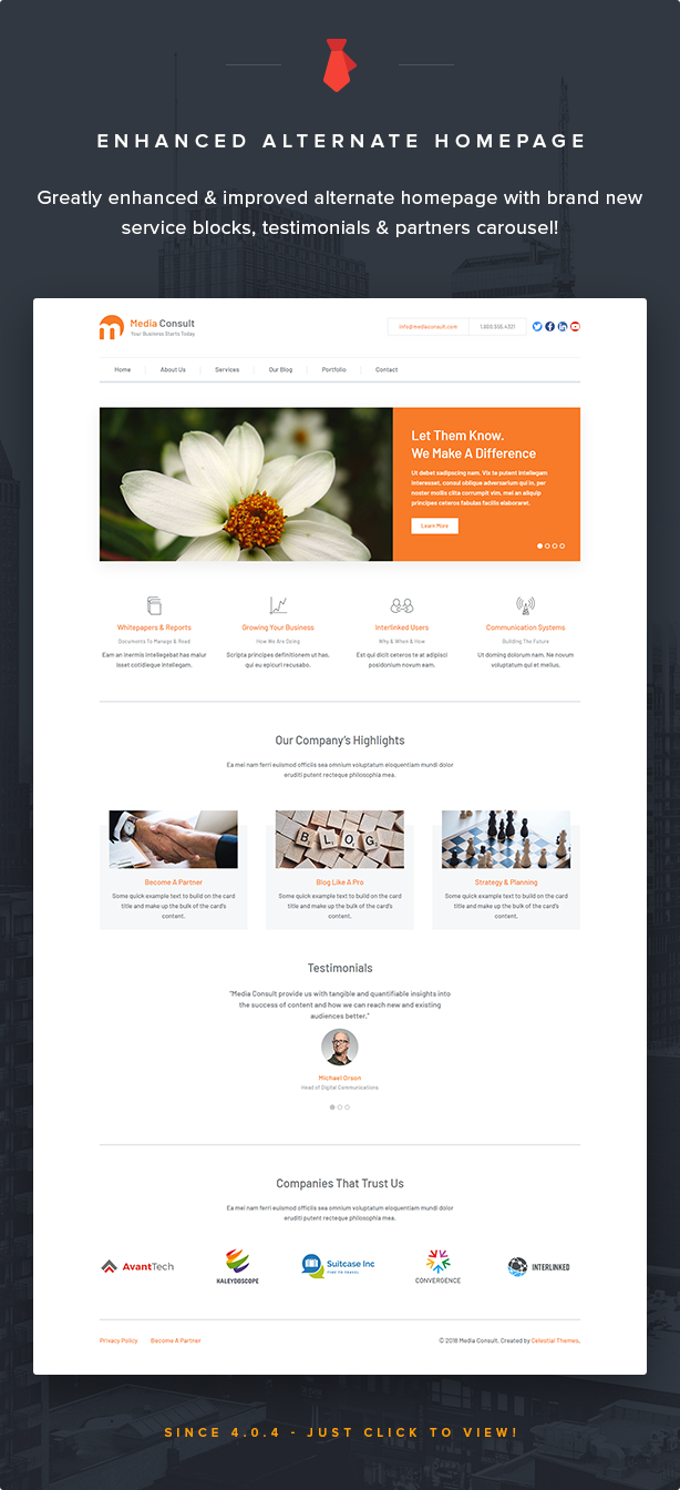 Alternative Homepage