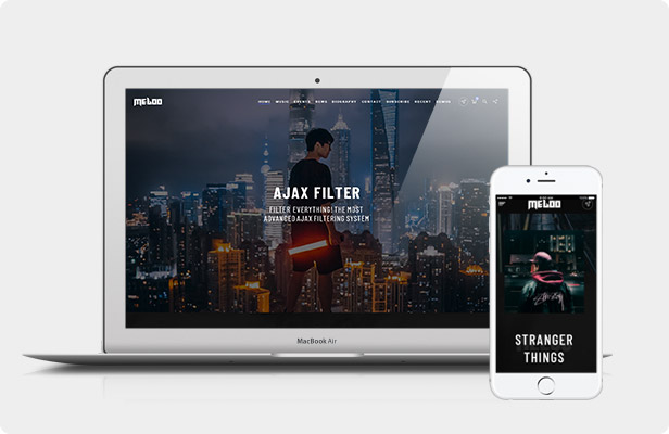 Meloo WordPress Template - Live-Vorschau