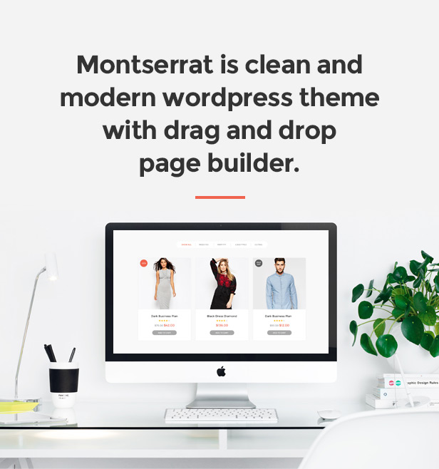 Montserrat - Mehrzweck modernes WordPress Template