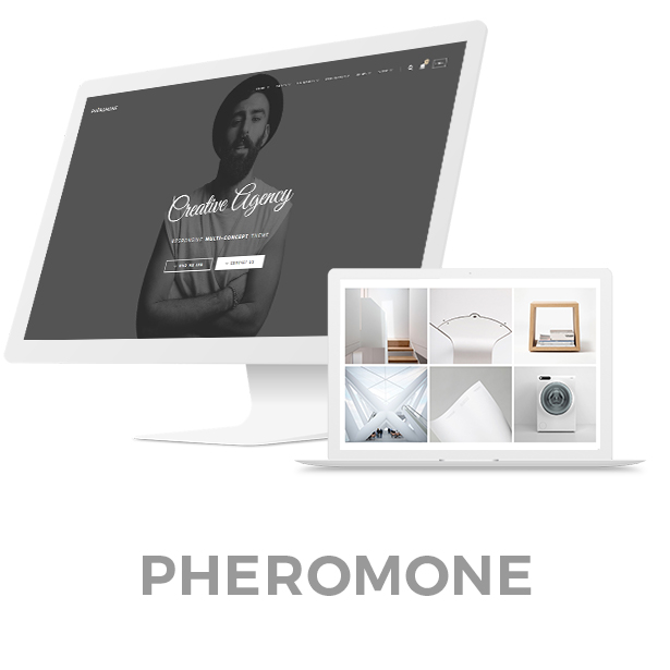 Pheromon - Kreatives Multi-Konzept WordPress Vorlage