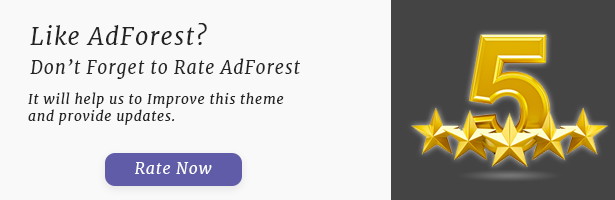 AdForest - Größtes klassifiziertes WordPress Layout