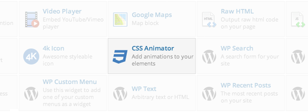 CSS Animator Element im WPBakery Page Builder