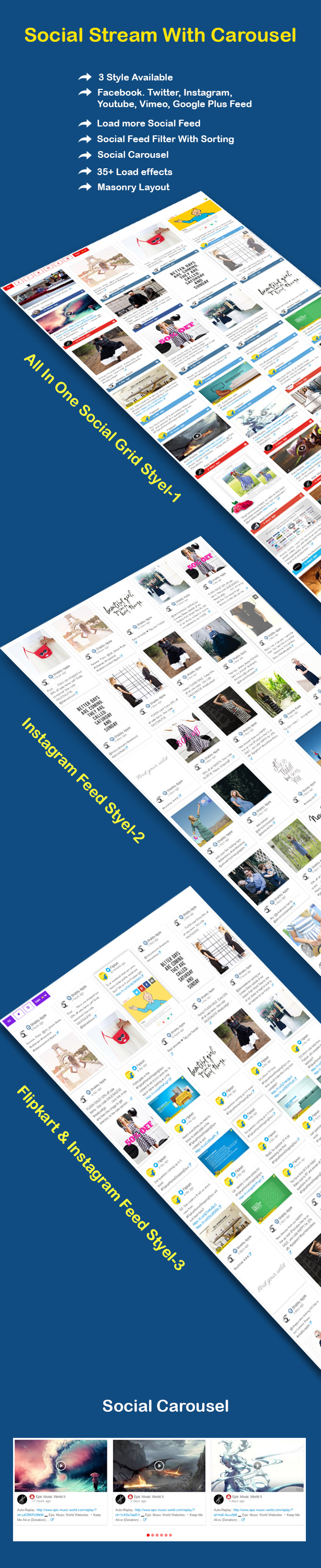 Social Streams - WordPress