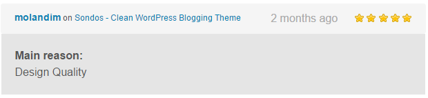 Sondos Template Review