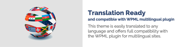 Übersetzung fertig und kompatibel mit dem mehrsprachigen WPML-Plugin Dieses Thema kann leicht in jede Sprache übersetzt werden und bietet vollständige Kompatibilität mit dem WPML-Plugin für mehrsprachige Websites.