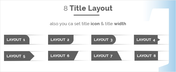 Ticker Titel Layouts