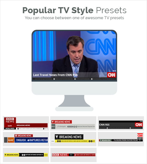 Ticker-TV-Voreinstellung