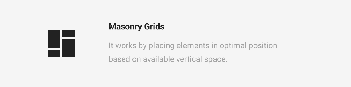 Mae Masonry Grids