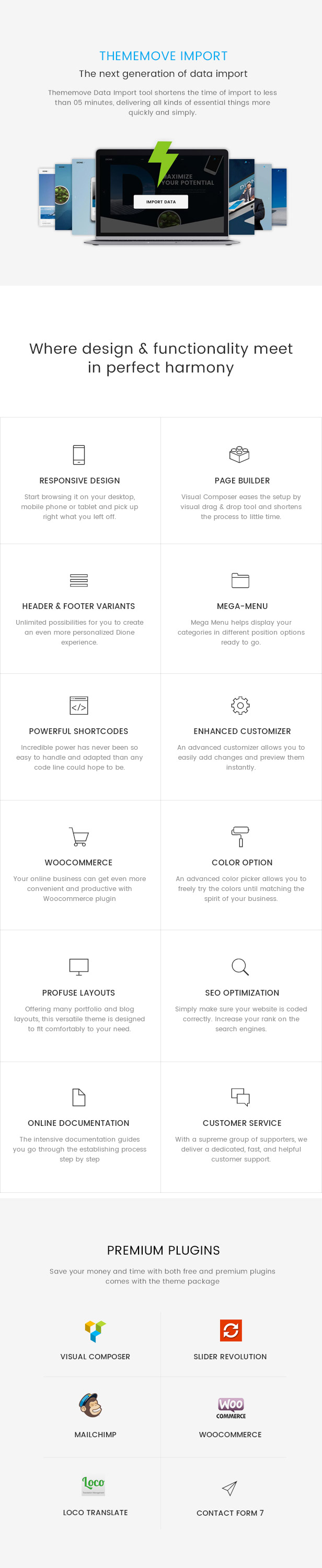 Dione - Enterprise-Mehrzweck-WordPress-Layout