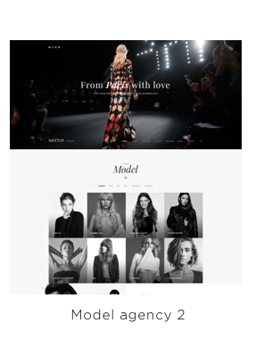 Nexttop Model WordPress Layout 