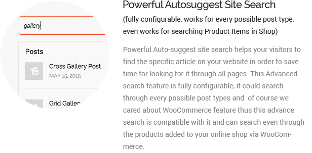 leistungsstarke Autosuggest-Site-Suche