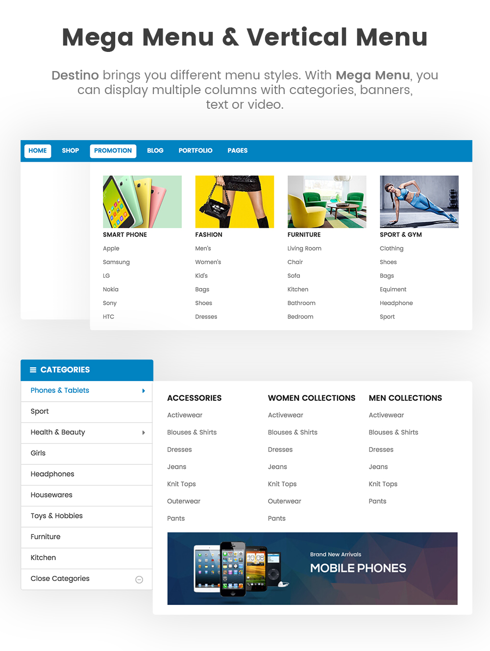 SW Destino - WooCommerce Vorlage