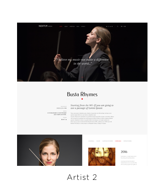 Nexttop Model WordPress Layout 