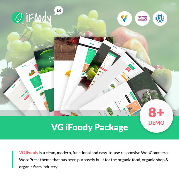 VG iFoody - Responsives WooCommerce-WordPress-Vorlage