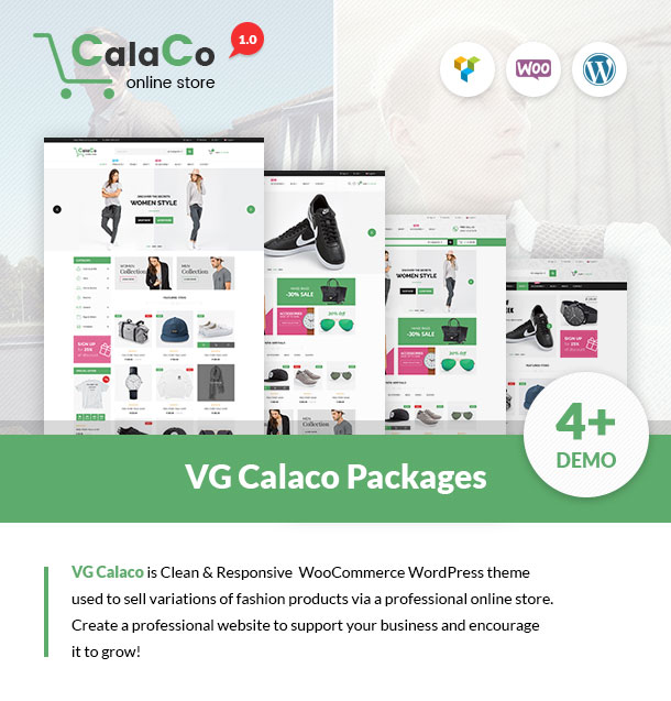 VG Calaco - WordPress-Layout für Bekleidung und Mode