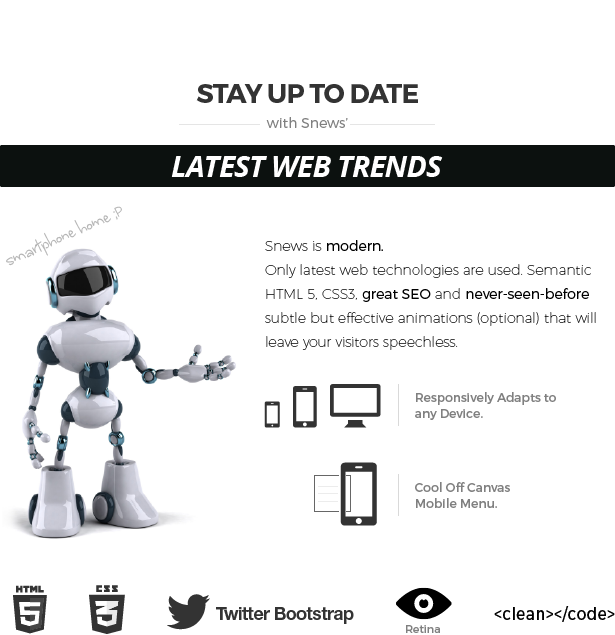 SNEWS | Auffälliges Magazin, Reviews & Newspaper WordPress Layout