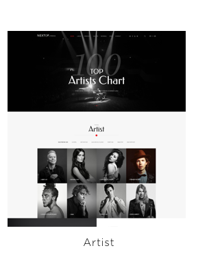 Nexttop Model WordPress Layout 