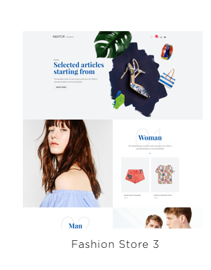 Nexttop Model WordPress Layout 
