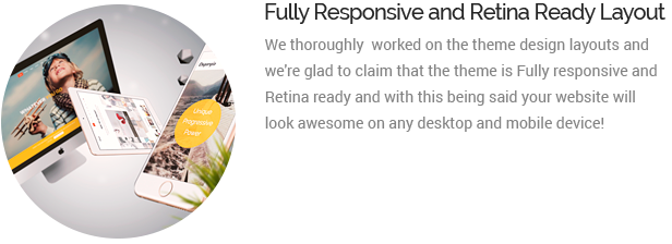 ansprechbare und retina ready template