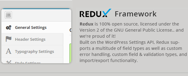 Liwo Vorlage ist Redux Framework Reduxframewom Support!