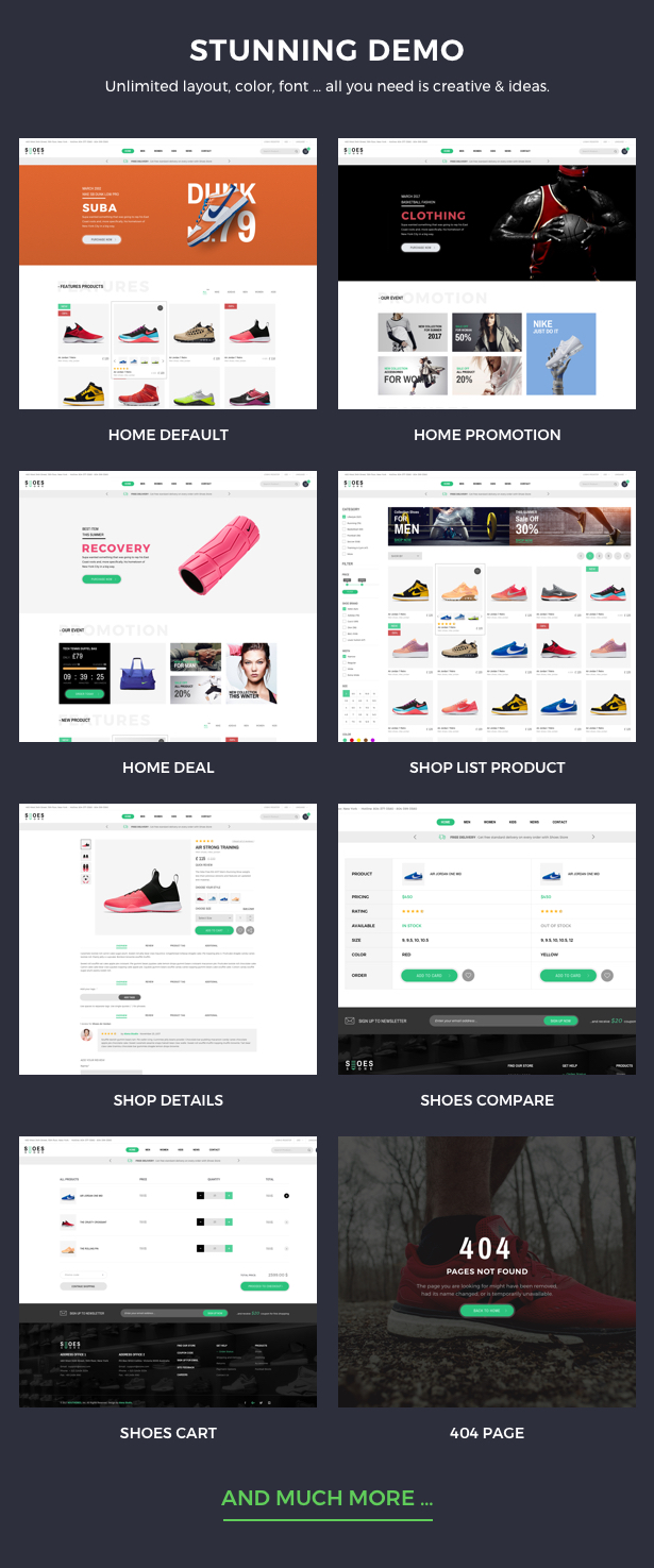 Schuhe WordPress Template