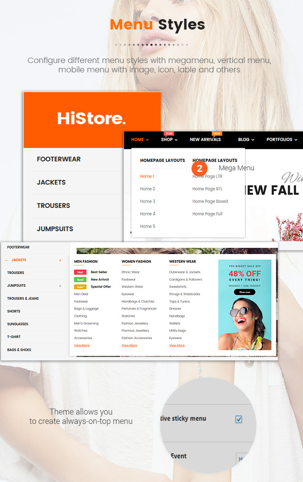 SW HiStore - WooCommerce Vorlage