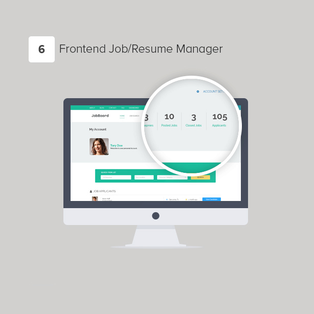 WordPress-Vorlage für das JobBoard - Responsive Recruitment Directory