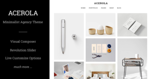 Acerola – Ultra Minimalist Agency Template