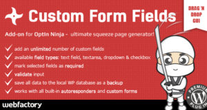 Add-On für benutzerdefinierte Formularfelder für OptIn Ninja