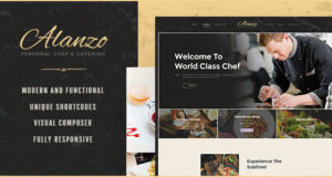 Alanzo | Persönlicher Chef & Catering WordPress Layout