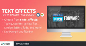 Animierte Texteffekte für WPBakery Page Builder (ehemals Visual Composer)