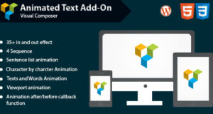 Animiertes Text-Add-On für WPBakery Page Builder (ehemals Visual Composer)