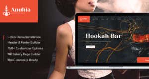 Anubia | Rauchen und Shisha Bar WordPress Template