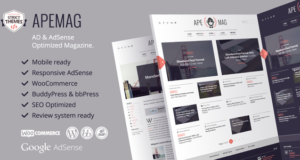 Apemag – Stilvolles WordPress-Template-Magazin mit Überprüfungssystem