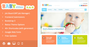 Babysitter – Job Board WordPress-Vorlage